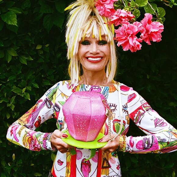 Betsey Johnson Kitsch Ring Pop Put A Ring On It Crossbody Pink Rhinestones NWT - Picture 12 of 16